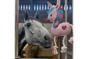 Ruggles Horse Stable Toy - Boredom buster for horse pony donkey - Hanging Unicorn Stable Toy