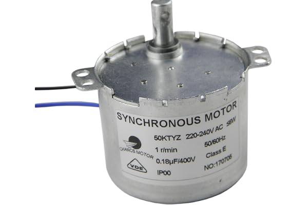 CHANCS 50KTYZ AC 220V 1RPM synkron växelmotor 6 W 50/60Hz 45 kg. cm högt vridmoment låg varv/min elektrisk motor