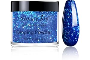 HONEY JOY 28g/Box Shine Glitter Hexagon Sequins Paillette Dip Powder Nails Dipping Nails Long-lasting Nails No UV Light Needed (HJ-ND064B-No.132)…
