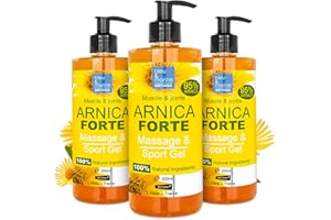 BLEU & MARINE BRETANIA Arnica Gel EXTRA FUERTE Masaje Muscular y Articular. Calmante. Antiestrias. Sport Gel Alivio Deportistas. Piernas Cansadas. Varices - PACK AHORRO 3 x 200 ml - 600 ml