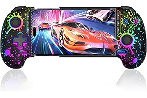 HASACOOL Handy Controller für iPhone, Controller für Android mit Hall Effect Joystick, Smartphone Controller Handy Support Xbox Cloud/MFi Apple Arcade/Call of Duty/Roblox(Tinte)