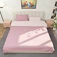 Coperta double-face in cotone intrecciato, per letto singolo, coperta con frange, copridivano