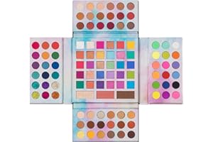 BEAUTY SEARCHER BEAUTY GLAZED Eyeshadow Palette, 105 colori Matte Glitter Shimmer Eyeshadow Palette per il trucco Neon Eye Pigments Evidenziatori Contour Powder All in One Palette per il trucco