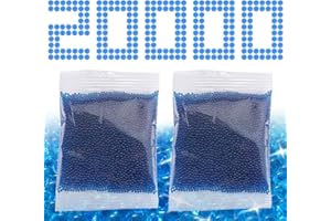 VNDKGN 20000Pcs Gel Blaster Ammo,7-8mm Gel Balls for Blaster Bullets,Refill Gels Gun Ammo Biodegradable Stress Relief Decorative Water Ball Toy Pellet for Teenagers Adults Automatic Guns Filling Vase
