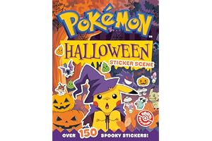 Pokémon Halloween Sticker Scene: The perfect trick-or-treating gift for fans of the Pokémon TV series and games aged 5-8 and