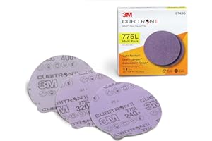 3M Cubitron II Stikit Disc 775L, 87430, opakowanie wielopakowe, 15 cm x NH, 240+, 320+, 400+ powłoka cięta kąt cięcia flet fioletowy