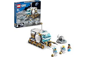 LEGO 60348 City Le Véhicule D’Exploration Lunaire, Jouet sur l'espace Inspiré de la NASA pour Les Enfants de 6 Ans et Plus, avec 3 Minifigurines d'Astronautes, Idée Cadeau Garçons et Filles