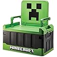 Numskull Minecraft 2-in-1 Toy Storage Box & Folding Chair - Gaming Accessory Organizer with lid and handles for Family Rooms, Official Minecraft Merchandise