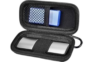 ALKOO Tasche kompatibel mit AliveCor für KardiaMobile 6L/ für Kardia Mobile für EKG Monitor, Handyhülle Schutzhülle Reisetasche Case Etui Tragetasche für EKG gerät für zuhause (Nur Tasche)