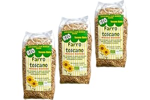 PIANTE OFFICINALI SAN MARCO Officinali San Marco - Farro monococco bio delle Crete Senesi - Toscana- Italia - 3 confezioni da 500gr
