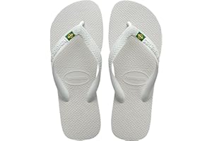 Havaianas - Top Brasil, Chanclas Cómodas, Duraderas y Ligeras, con Suela Antideslizante, Bandera de Brasil en las Tiras, Adultos Unisex