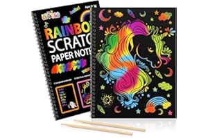 GRALAL Jouet Fille 3-8 Ans, Carte a Gratter Cadeau Fille 5 6 7 Ans Jouet Enfant 3 4 5 Ans Garçon Cadeau Enfant 3-12 Ans Fille Scratch Art Blopens Cadeau Anniversaire Éducation Cadeaux de Noël Enfants 2022