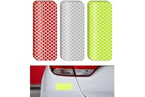 Flaconi 36PCS Car Reflective Stickers,Reflective Tape,Reflective Tape Outdoor Waterproof,Reflector Tape,Reflective Patch,Reflective Sticker,Suitable for All Cars,Motorcycles,Bicycles,SUVs