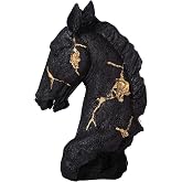 Mudo Home Antique Horse B&uuml;st Biblo 15x25x38 cm