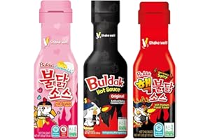 Blissify - Authentic Korean Flavour Buldak Sauces 200g Each (Set of 3) - Carbo nara, Hot Chicken & Original Flavour Noodles Sauce