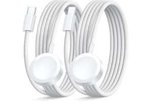 Laddningskabel för Apple Watch 2pack 1M iWatch laddningskabel USB C | Apple Watch-laddare, magnet, Apple Watch, snabbladdare för iWatch serie 11/10/9/8/7/6/5/4/ 3/2/SE3/SE2/SE/Ultra 2/Ultra