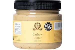 ‎NUTURAL WORLD Nutural World - Crispy Cashew Nut Butter 100% Pure (1kg) - Vegan, No Added Salt, Sugar or Palm Oil - An Award Winning Product