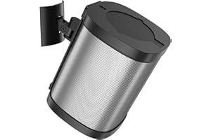 Dinghosen Deckenhalterung/Wandhalterung für Sonos One, One SL, Play:1 Lautsprecher - Neig- und Schwenkbare Montagehalterung für Sonos, Schwarz