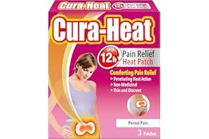 Cura-heat Period Pain 3 patches, 1 pack