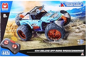 WISE BLOCK Deluxe Fuera De La Carretera RC Juguetes De Construcción, Juguetes Stem Compatible con Lego para Niños Mayores De 8 Años, 447 Piezas De Kits De Construcción De Coches De Control Remoto