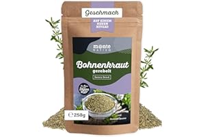 Cząber suszony Monte Nativo (250 g) – aromatyczny cząber radełkowany – Savory – delikatnie suszone i aromatyczne przyprawy idealne do gotowania i przyprawiania – intymny smak