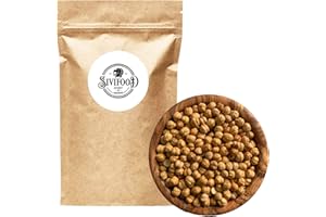 ‎SIVIFOOD SPIRIT - OF - ORIENT SIVIFOOD geröstete Kichererbsen im 1kg Vorteilspack - ganze Kichererbsen natürlich geröstet ungesalzen geschält ohne Zusatzstoffe Snack Hülsenfrüchte ganz ohne Salz Leblebi ezmesi roasted chickpeas