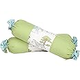 Abracadabra Cotton Baby Bolsters for Side and Neck Support with Washable Cover, Size 35 Cm X 10 Cm, Set of 2 - Savanna