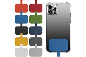 cobee Podkładka na smycz do telefonu komórkowego, wymienne łatki do smyczy do telefonu z metalowym pierścieniem, uniwersalna, łatka do zabezpieczenia kompatybilna z większością smartfonów, 5.8*3.8cm/2.28*1.5inch