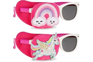 Hifot Osłona na oko dla dzieci, 2 sztuki, medyczna osłona na oko, dla osób niedowidzących, dla dorosłych i dzieci, ochraniacze na okulary na oczy dla dziewczynki