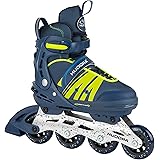 HUDORA Inline Skates Comfort, Softboot Inliner Rollschuhe verstellbar in Länge & Breite