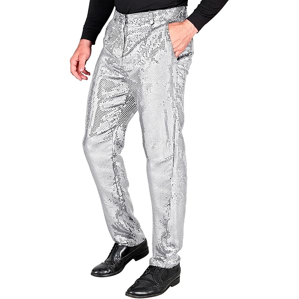 RUMAOZIA Disco Glänzend Hose Herren Metallic Glitzer Hose Disco Outfits Karneval Festliche Metallisch Glänz Pants Lange Jogginghose Wetlook Hosen Glitzerhose für Männer Shiny Clubwear RUMAOZIA Disco Glänzend Hose Herren Metallic Glitzer Hose Disco Outfits Karneval Festliche Metallisch Glänz Pants Lange Jogginghose Wetlook Hosen Glitzerhose für Männer Shiny Clubwear