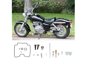TEFOLA Kit de Reconstrucción de Carburador, Kit Carburador, Kit de Reparación de Carburador Con Reemplazo de Junta Tórica de Tornillo de Mezcla, Kit Reparación Carburador para Suzuki Gz250