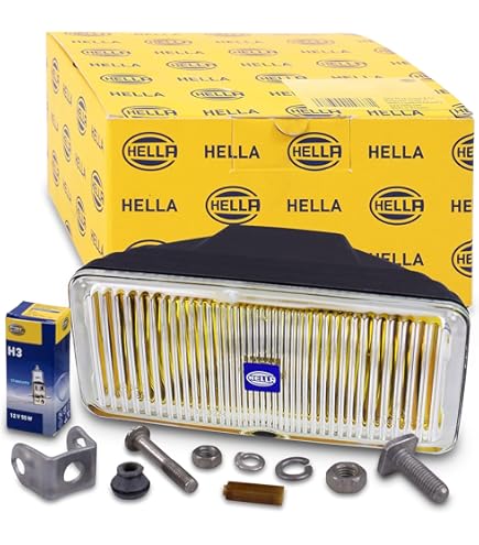 Hella Led 2x Nebelscheinwerfer + Glühbirnen H3 12V Halogen E20