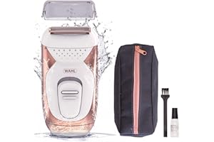 Wahl Ladies Shaver, Wet and Dry Hair Remover for Legs Underarms, Bikini Trimmer, Painless Hair Removal, Light Portable Shavers, Smooth Shaving for Women, Less Irritation, Showerproof Electric Razor