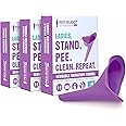 PEE BUDDY Reusable Portable Stand and Pee Urination Device for Women - Pack of 3 | Portable, Leak-proof and Zero Spillage | Ideal for Public Toilets, Travel, Camping, Hiking and Outdoor Activities