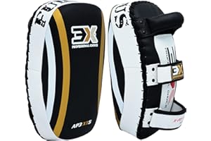 3X PROFESSIONAL CHOICE 3X Sports Muay Thai Pad for Coaching, Kickboxing Curved Kick pad, Thai Pads Strike Shield MMA, Martial Arts, Karate, Taekwondo, Punching, Foot, Knee and Elbow Target