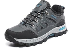 Littleplum Herren Winterschuhe Warm Gefüttert Outdoor Camping Wanderschuhe Herren Wasserdicht Trekkingschuhe