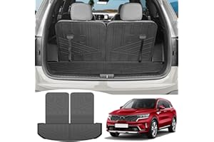 Utiiy Cargo Mat Seat Back Cover Fit for 2021-2025 Kia Sorento Hybrid PHEV Accessories, Cargo Liner Trunk Mat TPE Trunk Liner for 2021 2022 2023 2024 2025 Kia Sorento(Cargo Mat)