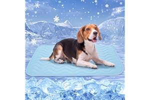 Baodan Tappetino refrigerante per cani, 90 x 56 cm, lavabile, per cani, gatti, in estate calda