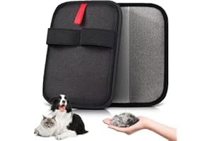 KATOZOO Gant électrostatique d'épilation d'animaux – Outil de toilettage réutilisable pour chats et chiens, idéal pour les vêtements, les meubles, les tapis, les lits pour chat, les sièges de voiture, et plus