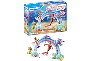 Playmobil 71379 Magic Mermaids Starter Pack, magical water world, fun imaginative role play, playsets suitable for children ages 4+