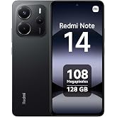XIAOMI Redmi Note 14 Smartphone, 8GB RAM 128GB, Black | 6.67 Inch AMOLED Display, 120Hz, Camera 108MP, NFC, 5500mAh