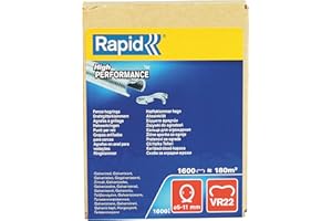 Rapid VR22 Confezione da 1600 Anelli di Fissaggio in Acciaio Zincato per Recinzioni e Reti Metalliche da 5 - 11 mm