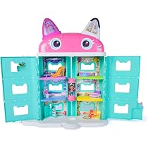 HTI Poussette Junior Roamer Gabby's Dollhouse – Landau Pliable Pour Poupées, Poignée Réglable, Capuche Et Tablier Amovible