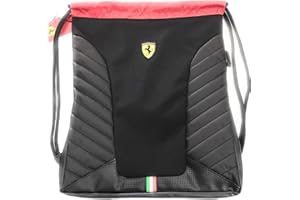 FRANCO COSIMO PANINI FERRARI Zaino Coulisse Scuderia - Nero, Jungen Rucksack, Taglia unica