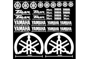 CMR DESIGN CO ADESIVI COMPATIBILI PER YAMAHA TMAX T- MAX 500-530 - 560 COLORE BIANCO KIT 35 PEZZI