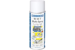 WEICON W 44 T Multi-Spray 400 ml, olej wielofunkcyjny, 1 spray - 5 funkcji: olej penetrujący, odrdzewiacz, ochrona antykorozyjna, smar, spray pielęgnacyjny