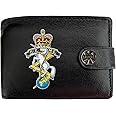 RAF Regiment Wallet Cap Badge Genuine Leather RFID Blocking - View #7