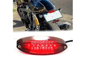 BREDUXSER 28 LED Moto Feu Arrière Signal 12V Lumière de Freinage Stop pour Motos VTT Quads VTT