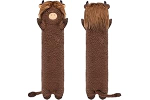 Mewaii Peluche che Respira Cuscino Lungo Vacca Alta 50CM Peluche Gigante Kawaii Giocattoli Abbraccio Morbido Pupazzo Giocattolo Regali per Lei Ragazza Bambini